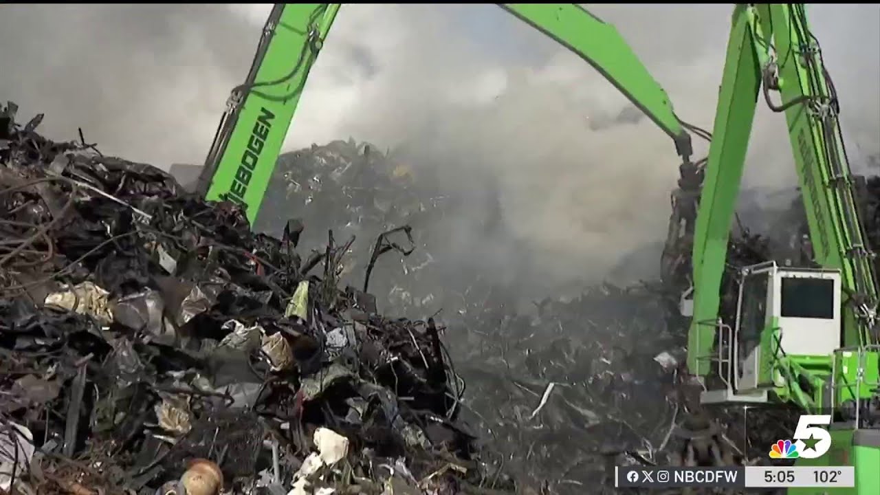 Fort Worth scrap yard has history of massive fires | NBC DFW - YouTube