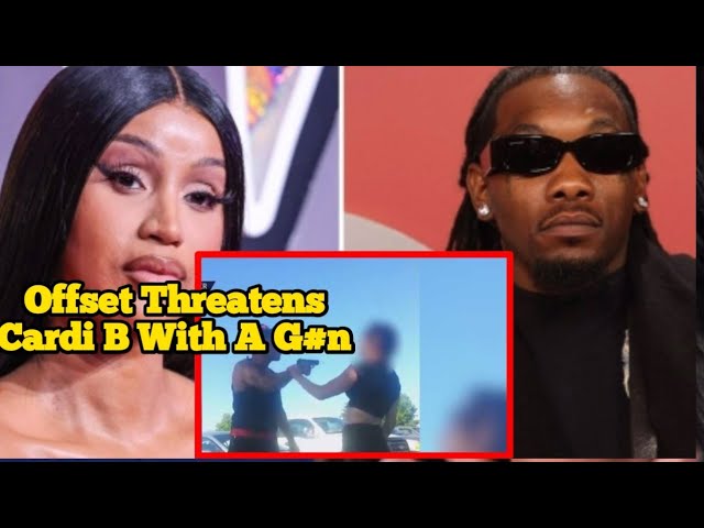 CCTV Footage Shows Offset Threatening Cardi B With A G#n After She Completely Drained His Account - YouTube