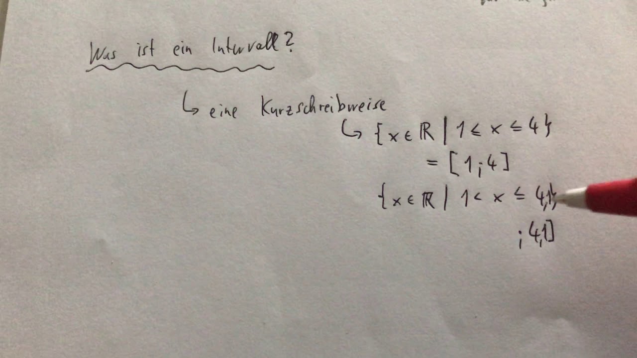 Was ist ein Intervall? - YouTube