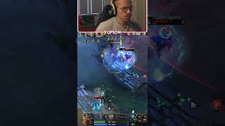 Topson is UNWINNABLE When on Pangolier Mid in Dota 2 #dota2 #gaming #outplay