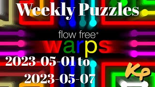 Flow Free - Weekly Puzzles - Rectangle Challenge - 2023-05-01 to 07 - May 1st to 7th 2023