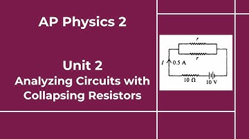 AP Physics 2 - Unit 11 - Lesson 9 - Analyzing Circuits with Collapsing Resistors