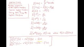 Ordinary Differential Equations Live - Lecture 10: Laplace Transform Initial Value Problem