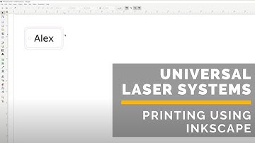 Printing to a Universal Laser Systems Laser Using Inkscape