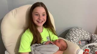 Meeting Noah for the first time.