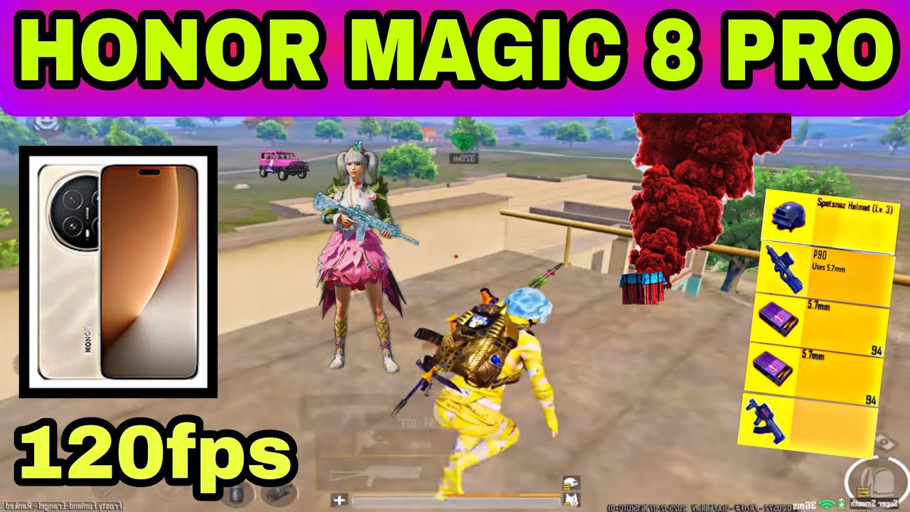 Honor magic 8 pro pubg gameplay | fps test | HONOR MAGIC 8 PRO PUBG TEST