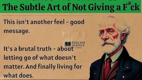 De subtiele kunst van het geen f*ck geven || Leer Engels via een boeksamenvatting 📖 | Verbeter je...