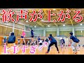 【バレーボール】意地でも落とさない！女子リベロのレシーブが輝いてました