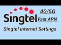 Singtel internet settings  singtel apn settings for fast internet settings