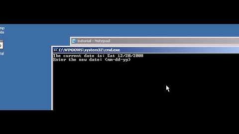 Batch Basic Tutorial #1