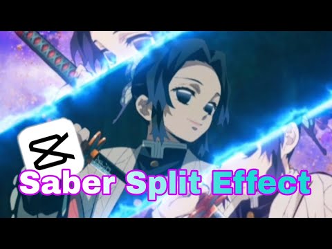 CapCut Saber Split Effect Tutorial