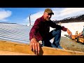 We&#39;ve Got HALF A ROOF! (Off Grid, Alaska)