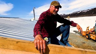 We&#39;ve Got HALF A ROOF! (Off Grid, Alaska)