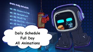 EMO - Daily Schedule - Full Day - ALL Animations