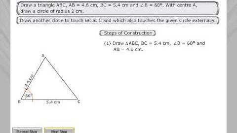 The Construction of a Circle with Given Line