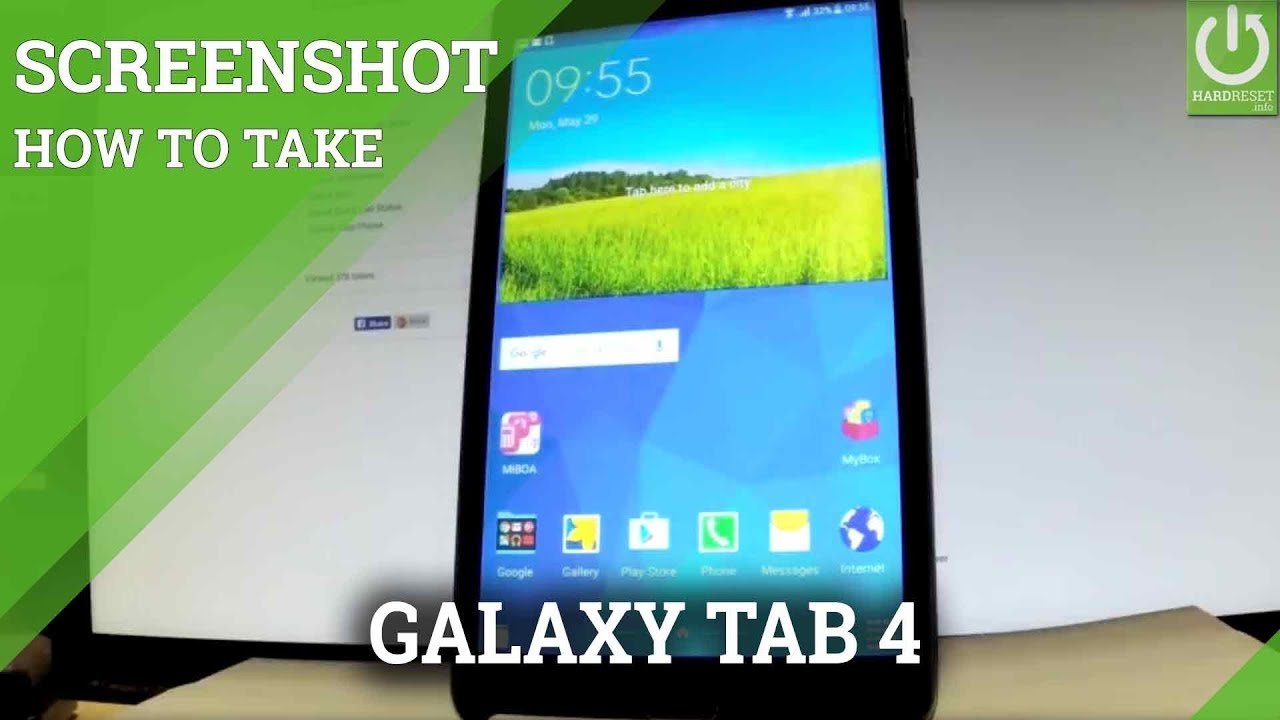 Сделайте снимок экрана на планшете Samsung Galaxy Tab с помощью S Pen.
