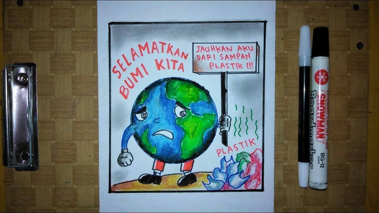 Contoh Poster Selamatkan Bumi