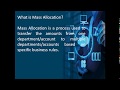 Oracle mass allocation process