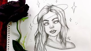 رسم تعبيري بالرصاص للمبتدئين || سلسلة الرسوم التعبيرية || Easy expressive drawing