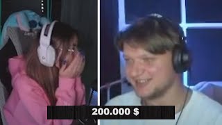 СИМПЛ ОПЯТЬ ЗАДОНАТИЛ БАРБИ 200К / БАРБГЕРЛ, СИМПЛ, BARBIEGIRL, S1MPLE