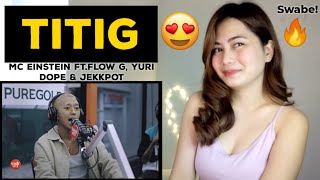 “TITIG” by Mc Einstein ft. Flow G, Yuri Dope and Jekkpot LIVE on Wish 107.5 Bus (REACTION VIDEO)