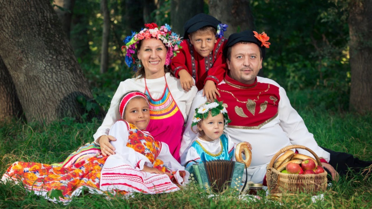 Русская семья