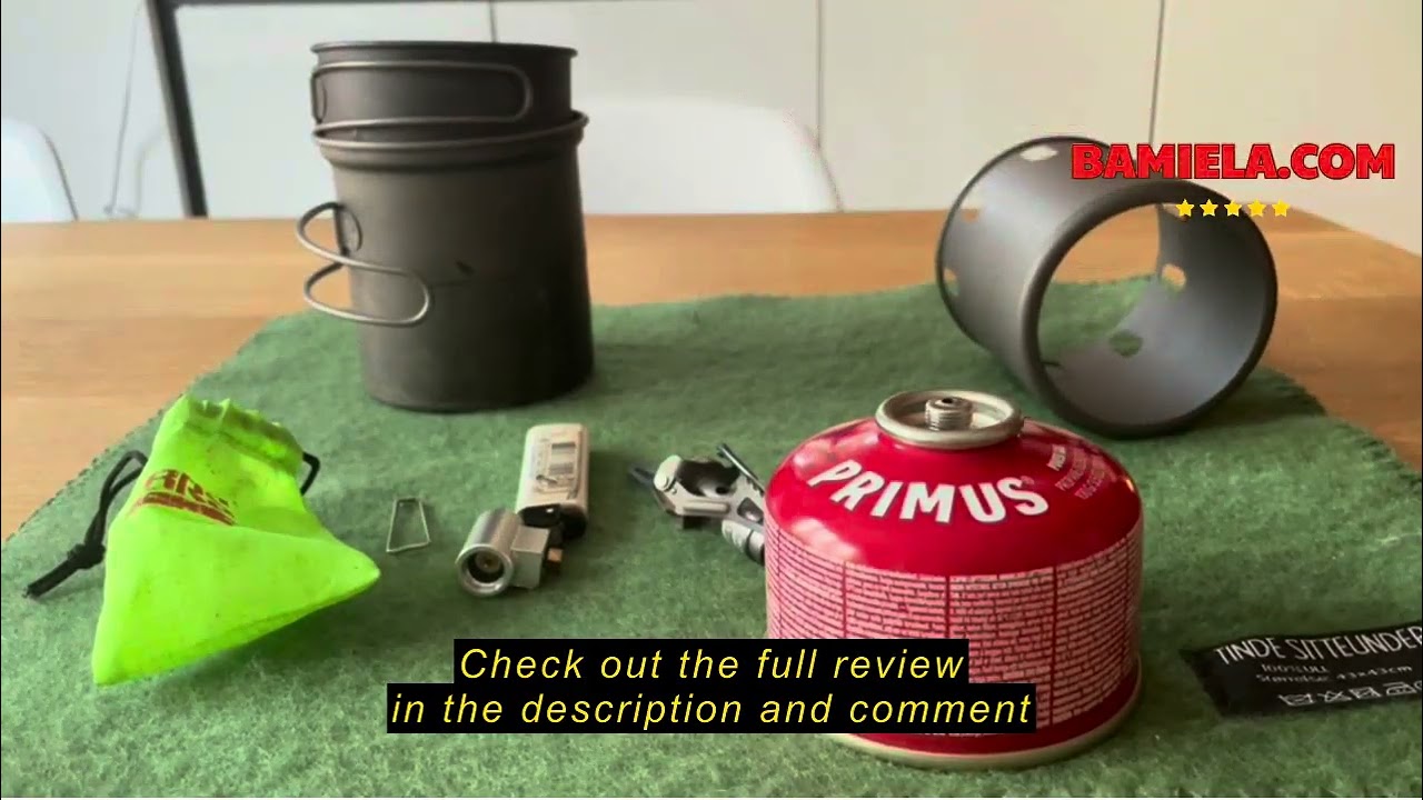 Review TOAKS Titanium Backpacking Wood Burning Stove Small STV-12