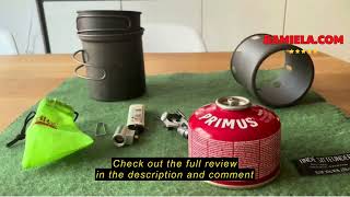 Review Toaks Titanium Backpacking Wood Burning Stove Small Stv-12