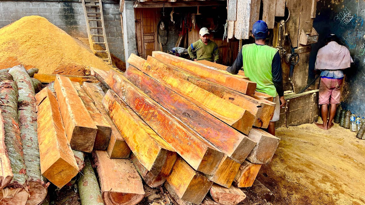Awesome..! The Boss’s Fortune is Over, Nangka Wood Beam Orders Are Getting More and More