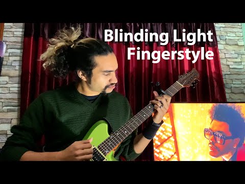 blinding-lights---the-weeknd-|-fingerstyle-guitar-|-4k