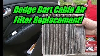 2013 Dodge Dart Cabin Air Filter  DISGUSTING!