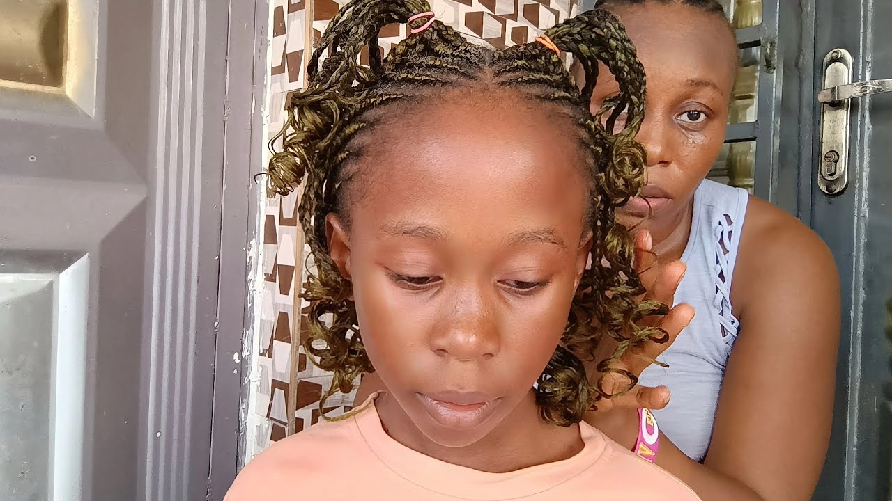 Зеленая прическа с наращиванием волос Xpression для девочек