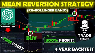 ChatGPT Strategy: Mean Reversion (RSI + Bollinger Bands) + FREE CODE (QCOM & CHF/JPY)