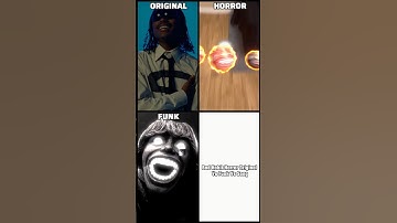 Bad Habit Horror Original Vs Funk Vs Song | 67 Kid #shorts #memes #funk