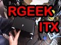 RGeek ITX mini aluminum computer case HTPC Unbox install review