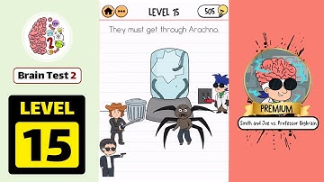 Brain Test 2 Smith and Joe Vs Professor Bigbrain Level 15 Walkthrough