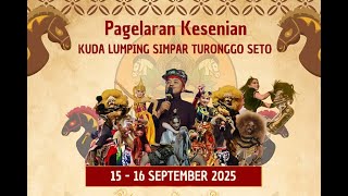 Part 01 LIVE KUDA LUMPING  TURONGGO SETO  Desa  Simpar , Tretep, Temanggung, Tgl 15. 09 2025.