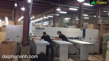 Fuvico. MÁY CẮT VÁN PANEL SAW CNC AG-10FFV FULL OPTION với tiếng Việt