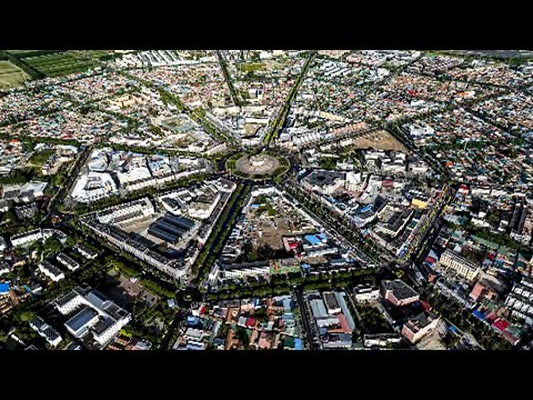 Жизнь города-восьмигранника в прямой трансляции CGTN