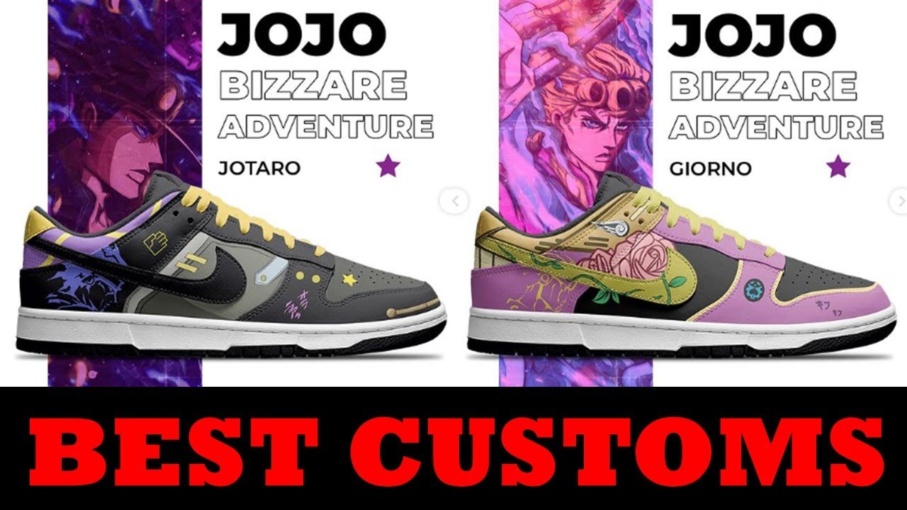 Ranking the COOLEST Custom Jojo Sneakers 👟 - YouTube