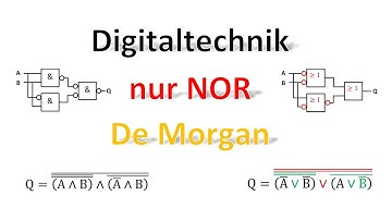 Nur NOR einsetzen  / Digitaltechnik / Direkte Umwandlung und über die Schaltfunktion