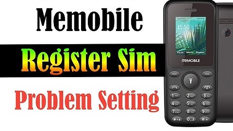 Memobile Register Faild SIM Problem Fixed/How to fix Memobile SIM card Problem