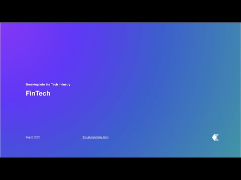 FinTech Crash Course