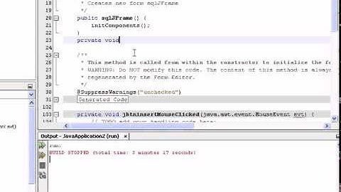 java netbeans and mssql tut#5 - (executing view to populate jtable).mp4