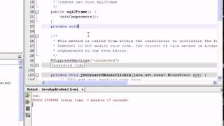 java netbeans and mssql tut#5 - (executing view to populate jtable).mp4