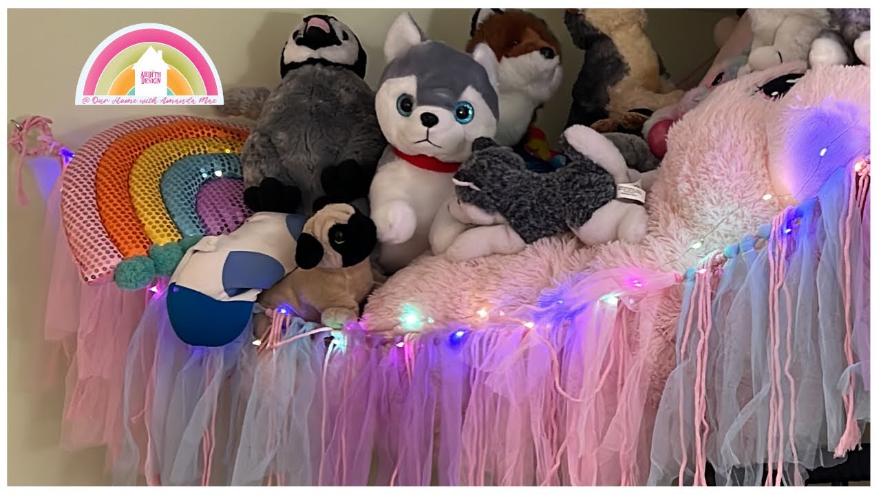 Cute stuffed animal hammock unboxing and assembly to manage