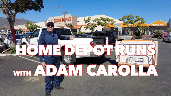 HOME DEPOT RUNS with Adam Carolla | Home Improvement Essentials