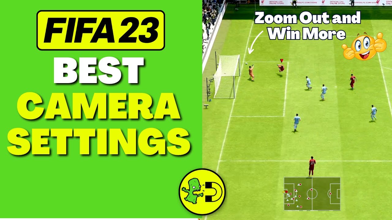 FIFA 23 Best Camera Settings. #fifa #fifa23 #fut #goals #ultimateteam