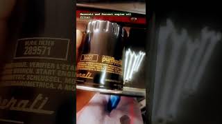 Maserati and ferrari engine oil filter.