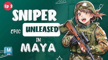 Maya Gun Modeling | Hard Surface Weapon Design Tutorial